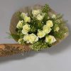 זר ורדים - White Roses Bouquet